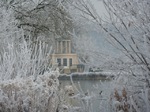 Temple Island in frost